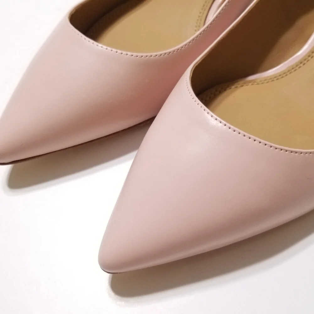 NIB Tory Burch Elizabeth Pump 40MM Leather Sea Shell Pink Size 8.5, 9 $278